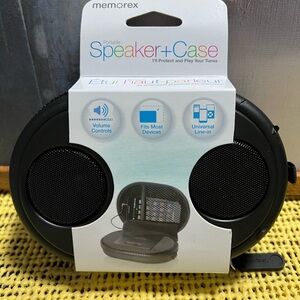Memorex Black Portable Speaker with Case